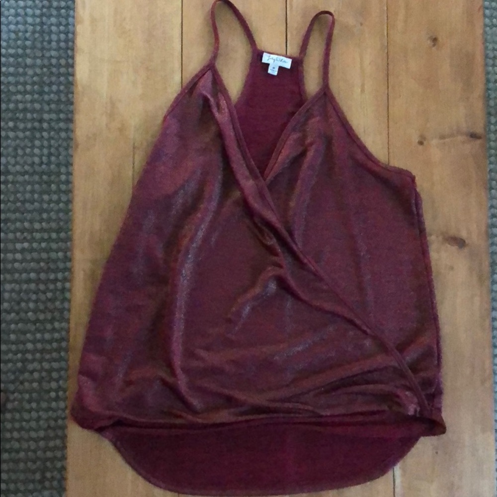 Red tank top